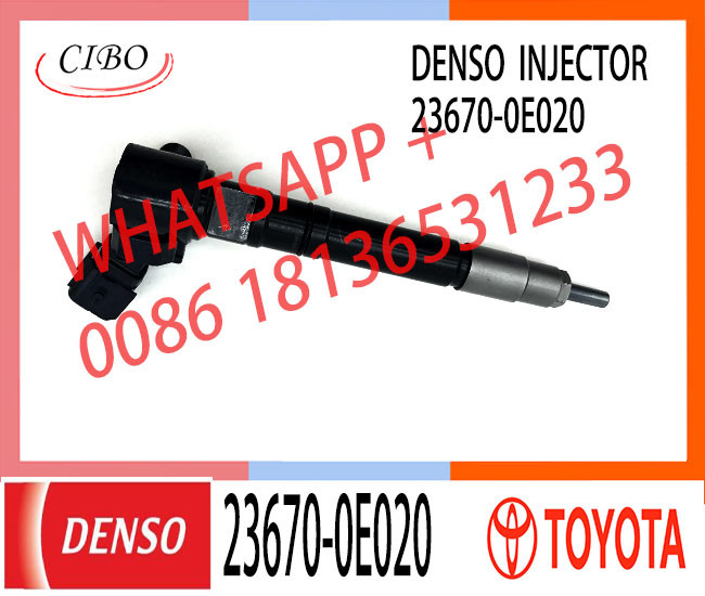 23670-0E020 23670-0E010 23670-09430 diesel Injector for toyota fortuner 1GD-FTV 2GD-FTV 1GD 2GD 295700-0550