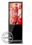 Free Standing Digital Lcd Advertising Screen Capacitive Touch 10 Dots 500