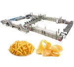 Industrial Potatos Chips Fries Production Line Frozen Chips Making Machine for