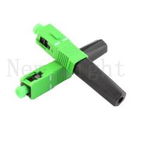 Buy cheap FC / PC Quick Assembly Connector , 58 / 60mm Fiber Optic Fast Connector product