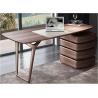 Buy cheap American Dark Walnut Wood Furniture Nordic design of Writing Desk Reading table in Home Study room Office Furniture from wholesalers