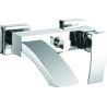 Buy cheap Contemporary Ceramic Wall Mounted Shower Mixer Brass Material T8327B from wholesalers