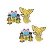 Buy cheap Casting Cartoon Custom Gold Lapel Pins Metal Enamel Pins from wholesalers