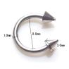 Buy cheap Fashion Horseshoe Ring Piercing Surgical Steel 316l Titanium Septum Ear Nose Lip Tragus from wholesalers