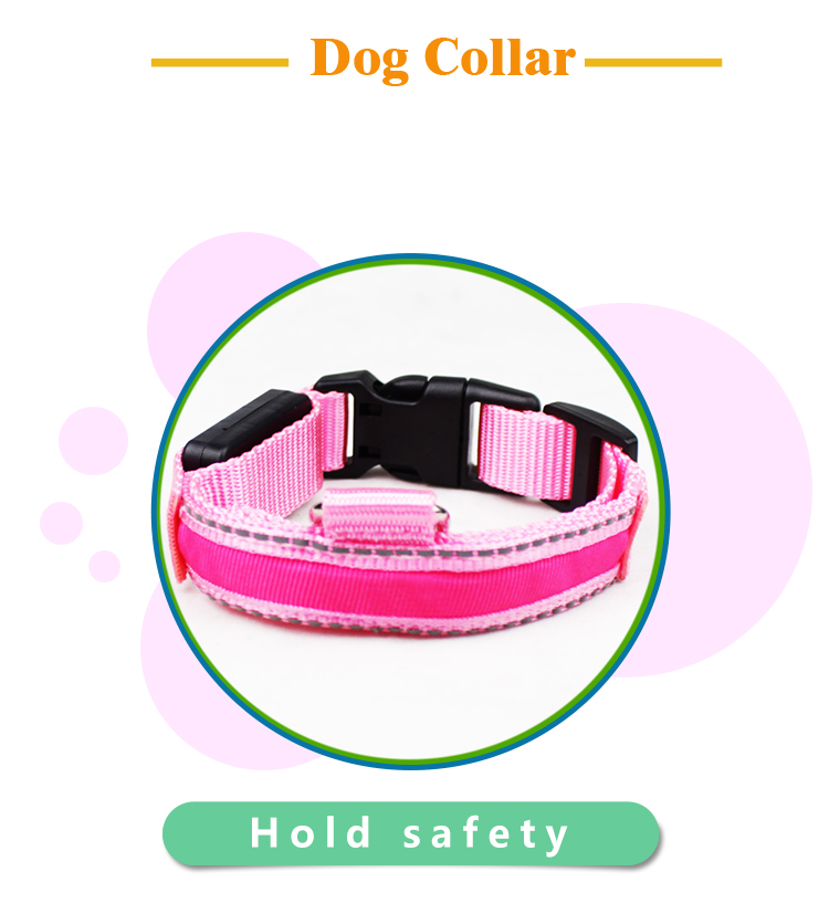 Luminous Waterproof LED Dog Collar Christmas Use Small Flashing