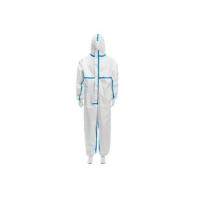 Buy cheap Anti Virus Hooded Disposable Protective Coveralls product