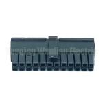24 PIN 5557 black male for PC computer ATX motherboard power connector plastic