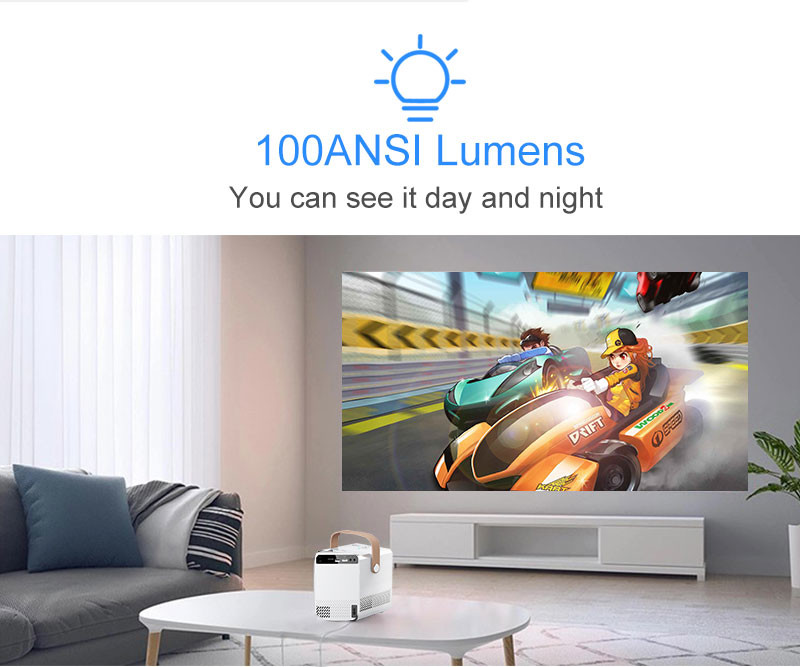 LCD Portable Multi Media Projector LED For Home Theater And Entertainment