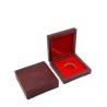 Buy cheap ROHS Commemorative Coin Boxes 100*100*30mm MDF Leatherette Paper Coin Collection Box from wholesalers