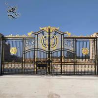 Buy cheap Cast Iron Gate Wrought Iron Gate Villa Luxury Double Door Modern Design Outdoor product