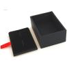 Buy cheap Men Black Cufflink Box Cardboard Gift Showing Recyclable Feature 85x45x35 mm from wholesalers