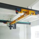 Remote Control 380V Single Girder Beam E0T Crane European Style Type
