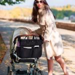3 Ways Use Baby Stroller Organizer Bag Handbag 38*28*10cm