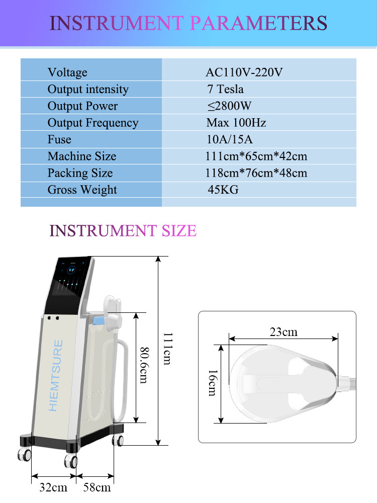 LF-445A Hi-EMT Build Muscle Burn Fat Ems body shape Beauty Slimming Machine
