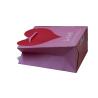 Buy cheap Love heart shape paper carrier bags with matt coat 230gsm artpaper 2 color printing from wholesalers