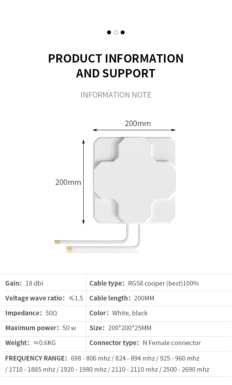 4G Router Antenna Auto GPS Antenna for GPS Navigation External 4G GSM Chip 3G Modem
