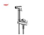 Buy cheap Bathroom Toilet OEM Shattaf Set Brass Holder Brass Valve PVC Hose 1.50m from wholesalers