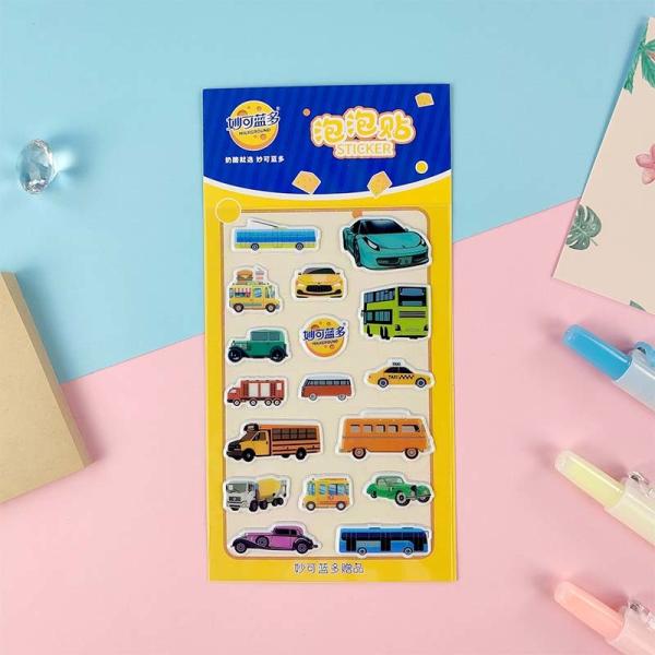 Buy cheap Professional OEM 3D Cartoon Stickers PVC Soft Film Foam Letter Stickers from wholesalers