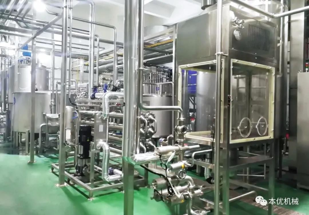 Pasteurized Milk Stirring 5000LPH Yogurt Processing Line