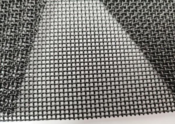 Buy cheap 9mesh 1.2mm Wire Diameter Stainless Woven Mesh With Black Coating from wholesalers