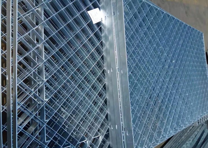 Stainless Steel 316 Galvanized Bar Grating Non Flammable metal grating platform
