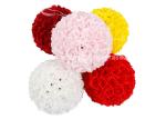 10 Inch Rose Hydrangea Artificial Hanging Ball Flowers OEM ODM