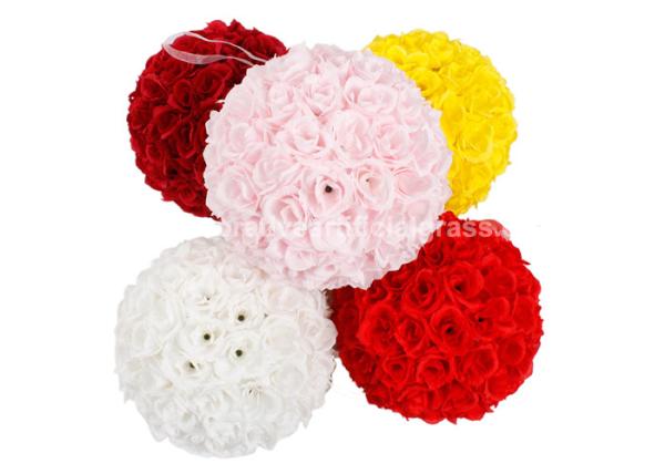 Buy cheap 10 Inch Rose Hydrangea Artificial Hanging Ball Flowers OEM ODM from wholesalers