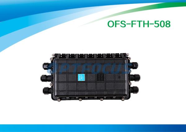 Buy cheap 72 Cores Fiber Optic Enclosures Wall Mount 6 Port Horizontally Mechnical Seal from wholesalers