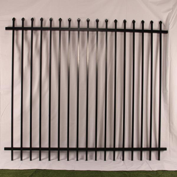 Buy cheap Diplomat Fencing Panels 45mm Rail Thickness 1.60mm Powder Coated Black from wholesalers