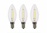 Buy cheap Candle Filament Light Bulbs 4 Watt , 400LM Smart Filament Bulb E27 Commercial from wholesalers