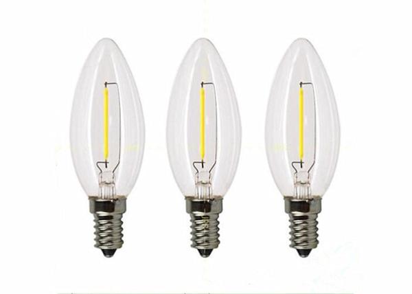 Buy cheap Candle Filament Light Bulbs 4 Watt , 400LM Smart Filament Bulb E27 Commercial from wholesalers