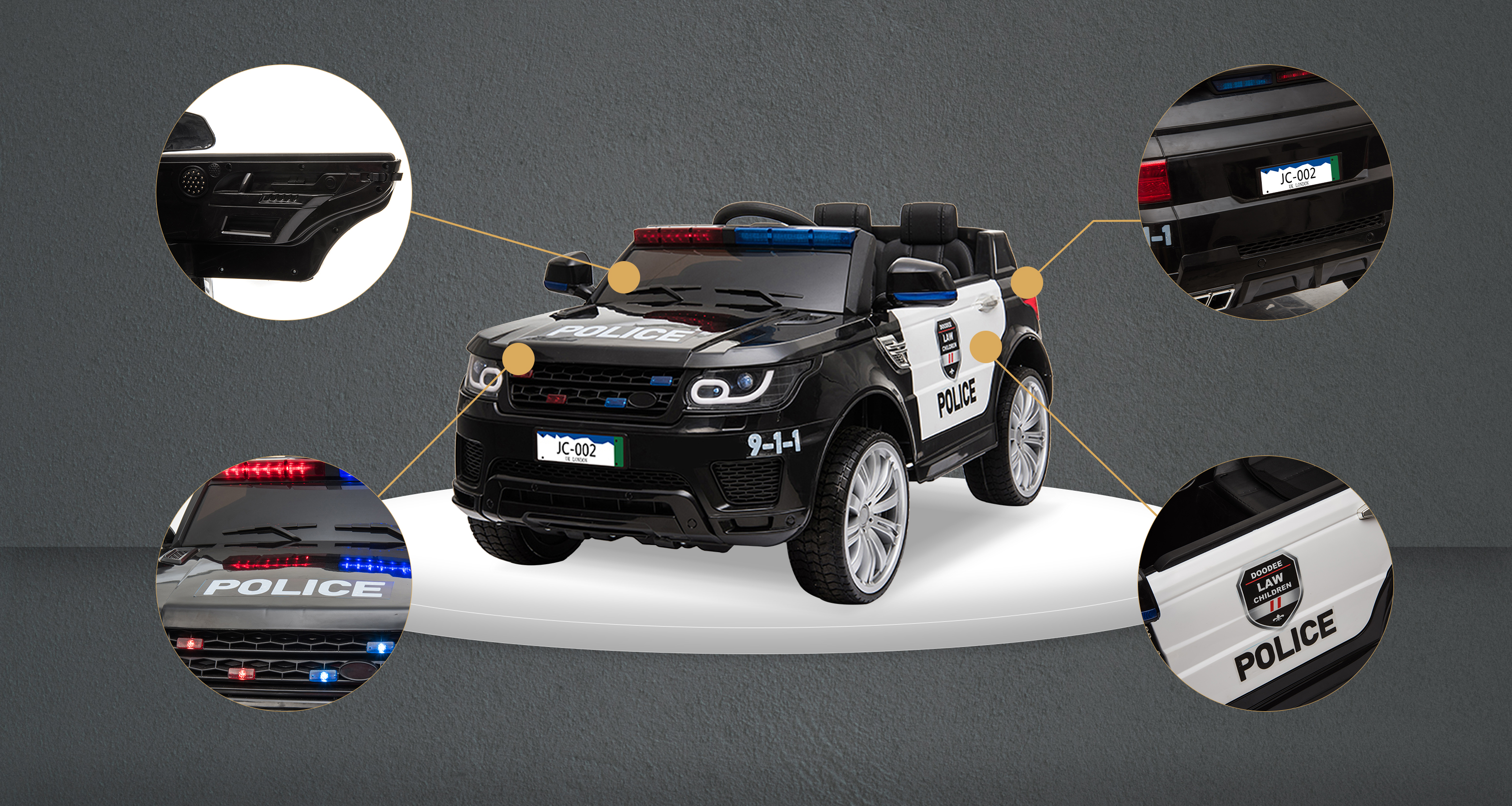 288PCS Plastic Kids Car 12v 2 seater electric Ride On Car Child With for toddlers