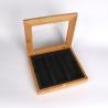 Buy cheap 220mm Natural Bamboo Wooden Packaging Box Custom Wooden Box With Window from wholesalers