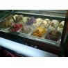 Buy cheap 650L Commercial Ice Cream Display Freezer SS304/201 With Sliding Door from wholesalers