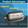 Buy cheap 12V-24V DC Waterproof Plate Light Lamp Taillight For Truck SUV Trailer Van RV Boats as Step Courtesy Light Plate Light from wholesalers