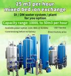 UPVC Pipe Ion Exchange Ro Plant , di water filter system SGS Approved
