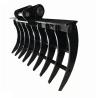 Buy cheap For sale brand new excavator attachments excavator rake for 22 ton machine, factory price and good quality. from wholesalers