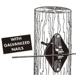 Twin Spark Guards LDPE PP Pin Lock Insulators For Wood Post Wire Running