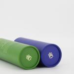 100% Recyclable Cardboard Paper Tube T-Shirt Packaging Boxes UV Coating