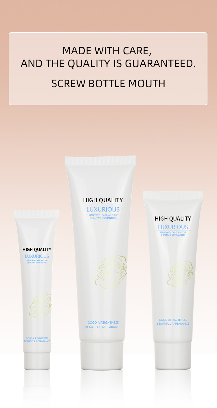 50ml 100ml 200ml PET Empty Frosted Plastic Squeeze Cosmetic Hand Cream Lotion Cleanser Test Packaging Tubes