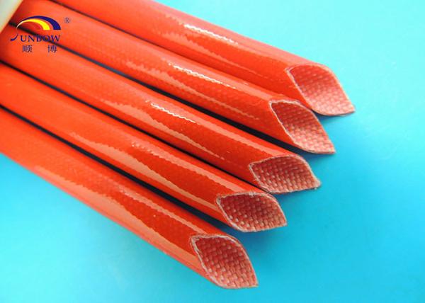 Buy cheap 4.0KV Red White Yellow Silicone Fiberglass Sleeving Flexible and Flame Retardant from wholesalers