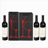 Buy cheap Varnished Hot Stamping Kraft Paper Wine Bags With Handles Beverage Packaging Solution from wholesalers