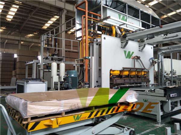 Short Cycle Flooring Furniture Lamination Machine Hot Press 100 Sheets/H