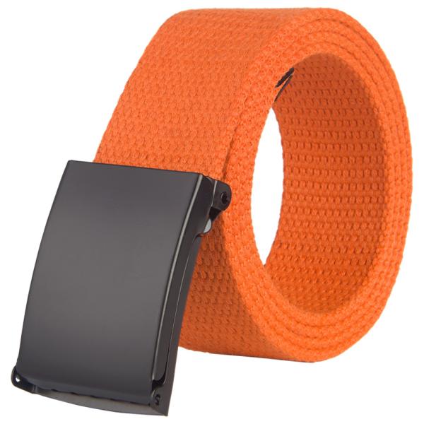 Buy cheap Canvas 110cm Cotton Fabric Belt Men 3.8cm Wide Candy 18 Color from wholesalers