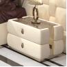 Buy cheap titanium 2 drawer modern nightstand from wholesalers