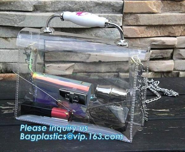Buy cheap single chain fashion bags ladies handbags pvc cross-body bags shoulder bags, Waterproof Transparent Beach PVC Shoulder B from wholesalers