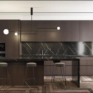 Buy cheap Solid Wood Kitchen Cabinets Home Includes Solid Surface Countertop For Living Room from wholesalers