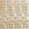 Buy cheap Gold Tulle Embroidered Beaded Heavy Handmade Lace Fabric For Dresses from wholesalers