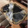 Buy cheap Shiny Shaped Living Room Carpet Chair Floor Mat Marble Irregular Foldable Area from wholesalers