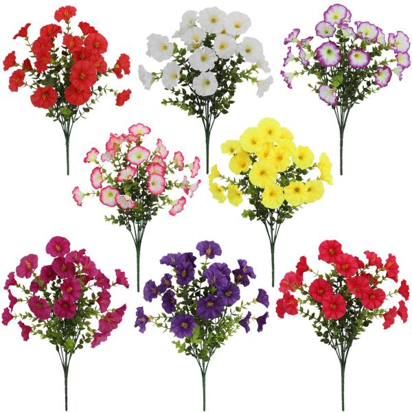 Buy cheap Artificial simulated morning glory outdoor home decoration ornaments from wholesalers